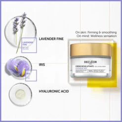DECLÉOR Decleor Lavender Iris Rich Lifting Cream For Firmer Skin -Jerseybeauty Sales 3337875803342 INGREDIENTS LAVANDE FINE LAVENDER IRIS 1 11dd96daa3fc8c5e1119bc3ea0940038