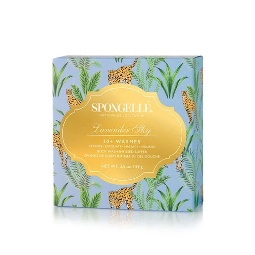 Spongelle Art Chinois Collection Body Wash Infused Buffers - Lavender Sky 5 Spongelle Art Chinois Collection Body Wash Infused Buffers - Lavender Sky - Image 3