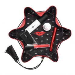 Donna May London Mini Lay Flat Makeup Bag Faux Leather -Jerseybeauty Sales DML MMP B 1 11dd96daa3fc8c5e1119bc3ea0940038