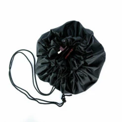 Donna May London Signature Lay-Flat Drawstring Makeup Bag - Black -Jerseybeauty Sales Donna May signature black 4 11dd96daa3fc8c5e1119bc3ea0940038