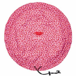 Donna May London Signature Lay-Flat Drawstring Makeup Bag - Red Leopard -Jerseybeauty Sales Donna May signature red leopard 3 11dd96daa3fc8c5e1119bc3ea0940038