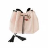 Donna May London Lay-Flat Faux Leather Drawstring Makeup Bag - Blush Pink -Jerseybeauty Sales Donna May vegan blush 4 11dd96daa3fc8c5e1119bc3ea0940038