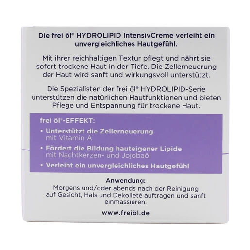Frei Ol Skincare HYDROLIPID Intensive Moisturising Cream 6 Frei Ol Skincare HYDROLIPID Intensive Moisturising Cream - Image 4