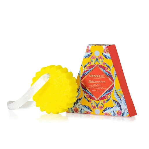 Spongelle Riviera Collection Body Wash Infused Buffers - Mediterranean Peach 3 Spongelle Riviera Collection Body Wash Infused Buffers - Mediterranean Peach