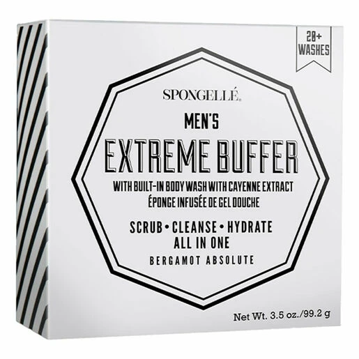 Spongelle Men's Extreme Body Buffer - Bergamot Absolute 4 Spongelle Men's Extreme Body Buffer - Bergamot Absolute - Image 2