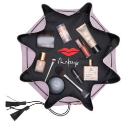 Donna May London Lilac Faux Leather Makeup Bag -Jerseybeauty Sales top lilac 21 05 13 donna may2689 11dd96daa3fc8c5e1119bc3ea0940038